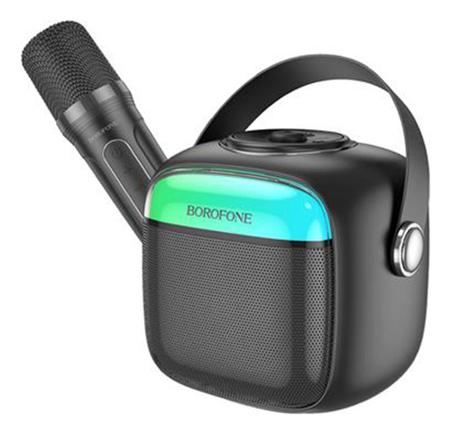 Parlante Bluetooth Borofone Bp15 Karaoke Microfono Color Negro