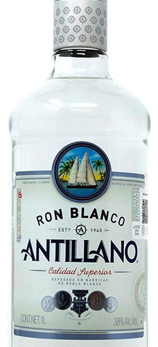 Pack De 2 Ron Antillano Blanco 1 L