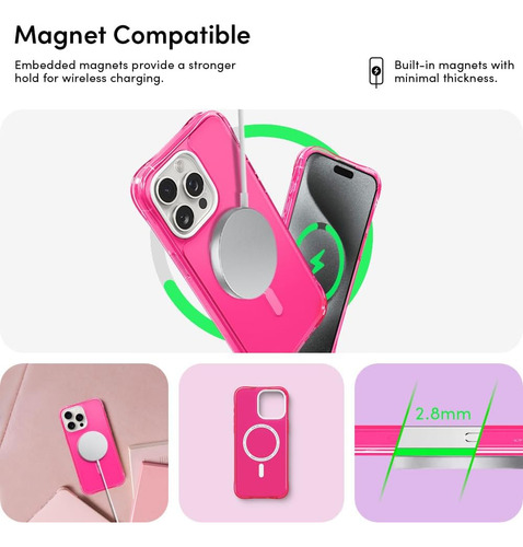 Cyrill Ultrasheer Mag Compatível Com O iPhone 15 Pro Case Pi