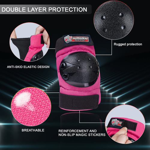 Rodilleras Haomaomao Protección Adultos Y Niños Deportes Ext Color Talle