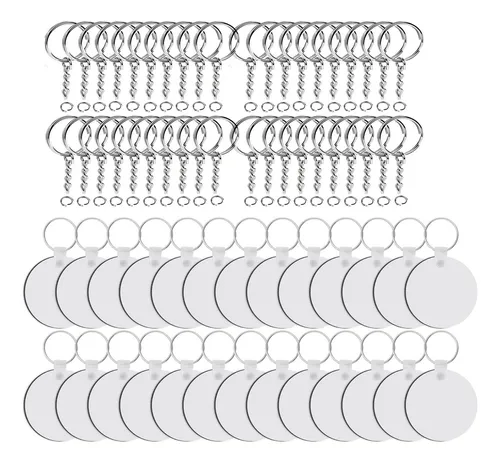 Laa 25 Llavero Sublimar Mdf Blanco Doble Cara Y