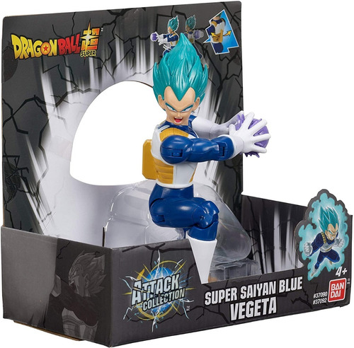 Muñeco Figura Dragon Ball Super Blue Vegeta Saiyan Playking