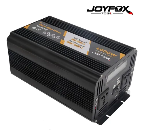 Joyfox Inversor Energia Onda Senoidal Pura 4000w Pico 8000w 24v Para 220v 60hz Usb Conversor Transformador Tensão