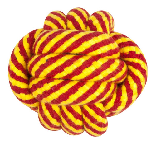 Juguete Bola Cuerda Algodón Poliéster Lavable Fancy Pets