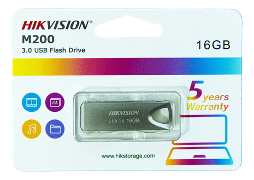 Pendrive Hikvision M200 Usb 3.0 16gb Metal