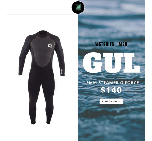 Wetsuit Gul Gforce