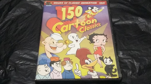 150 Cartoon Classics X 4 Dvd Pelicula Infantil