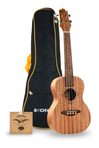 Ukelele Soprano Sonun 21''  Waimea Marrón Con Funda Mlab