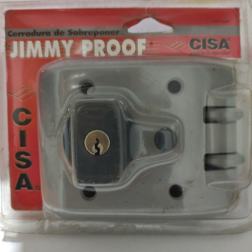 Cerradura Jimmy Proof Cisa Cilindro Fijo Pomo Móvil 60mm 