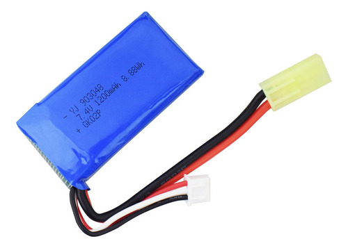 Bateria De Lítio J 7.4v 1200mah Para 2.4g 1:18 Full Scale 92