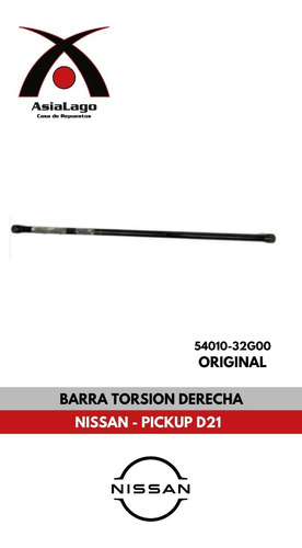 Barra De Torsion Derecha Nissan Pickup D21 4x4