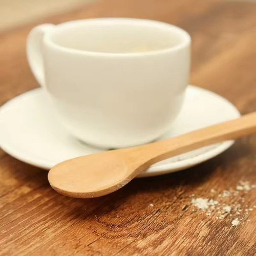 Cucharas Redondas De Madera Para Mezclar Sopa, Té Y Café, 12