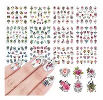 Comprar 50 Planchitas  Stickers Deco Uñas Al Agua Ydnis Maquillaje