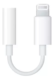 Adaptador Auriculares 3.5mm Compatible iPhone 11 12 13 14 Color Blanco