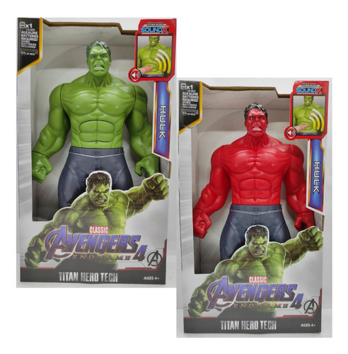 Spiderman, Hulk, Capitan America, Figuras Con Sonido 