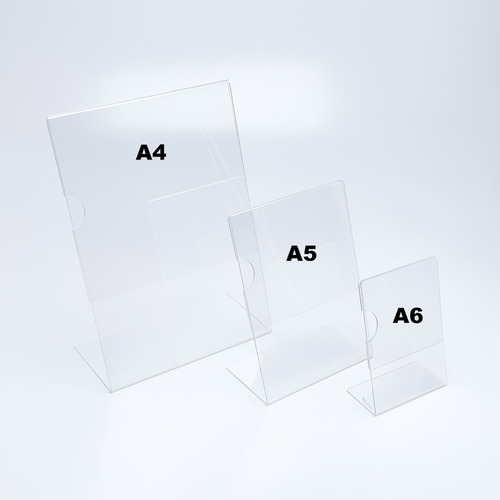 Display De Acrílico 29,5 Cm X 21,5 Cm Porta Folha Balcão A4