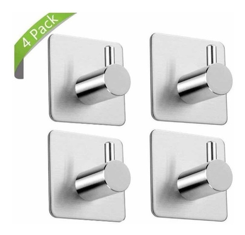 Ganchos De Baño Adhesivos 304 Acero Inoxidable Autoadhesivo