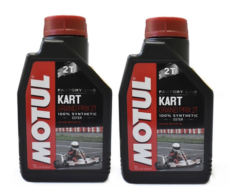 Aceite Motul Kart Grand Prix 100% Sintético Para Moto 2t 2l