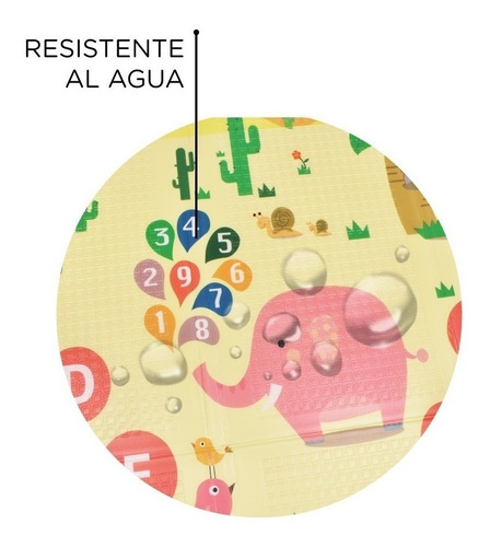 Imagen 4 de 8 de Alfombra Antigolpes Plegable 200x150 X 8mm Espesor Ok Baby