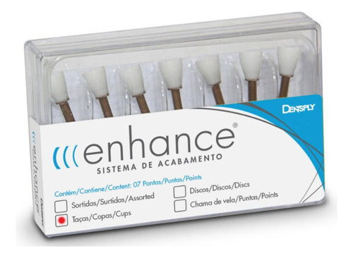 Ponta Enhance Tipo Taças Com 7 Unidades - Dentsply