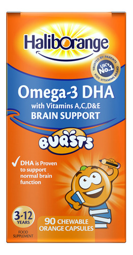 Haliborange Omega-3 Para Ninos Con Vitaminas 90 Capsulas Mas