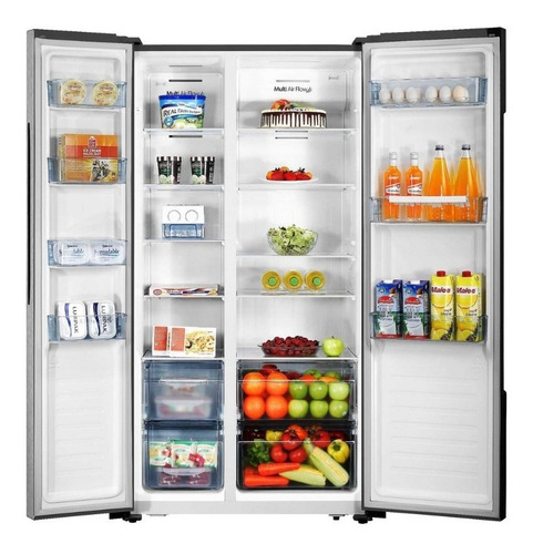 Imagen 3 de 10 de Heladera Side By Side Tecnología Inverter No Frost Clase A+