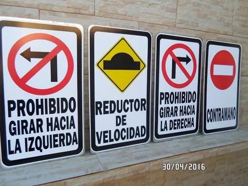 Carteles De Transito Chapa Galvanizada Señales Tu Campo.