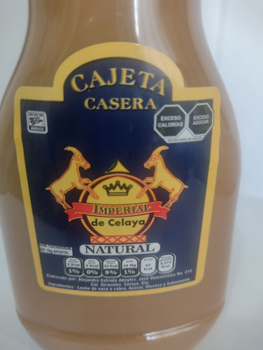 Dulce De Leche Artesanal De Celaya Natural Y Quemada,640gc/u