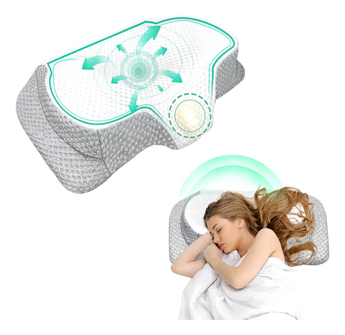 Iouyk Almohadas De Cuello Para Aliviar El Dolor Al Dormir, A