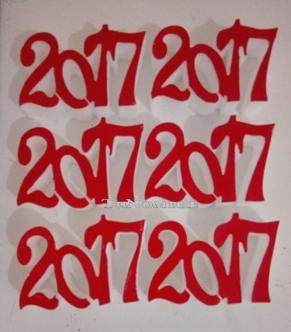 Letras Corporea 20 Cm Pintadas Polyfan