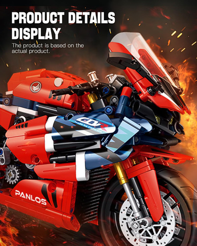 Juego De Bloques De Construcción Dovob Ctr 1000rr 1017 Pieza 0 Versión Del Personaje
