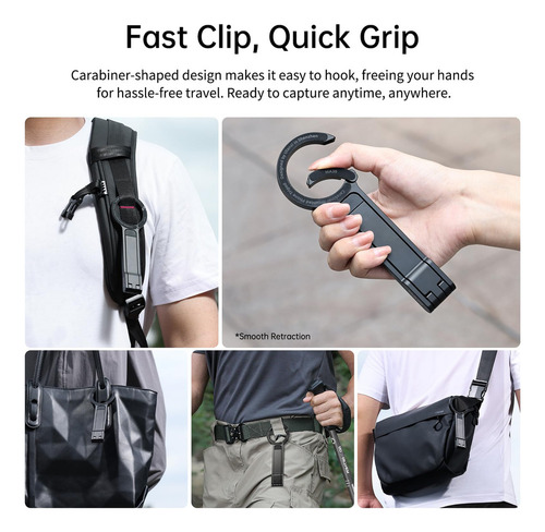 Magnetic Phone TriPod Stand Para iPhone Mosquetón De Escalad