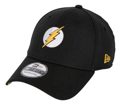 Gorra Ajustada Dc Comics Negro Colorway, Talla U De Hombre