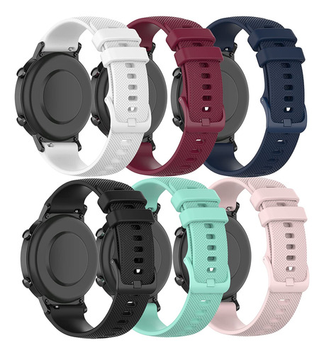 Paquete De 6 Bandas Compatibles Con Agptek Smart Watch Band