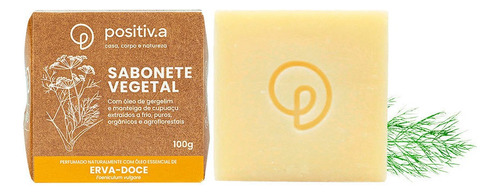 Sabonete Hidratante Vegetal Erva-doce 100g - Positiv.a