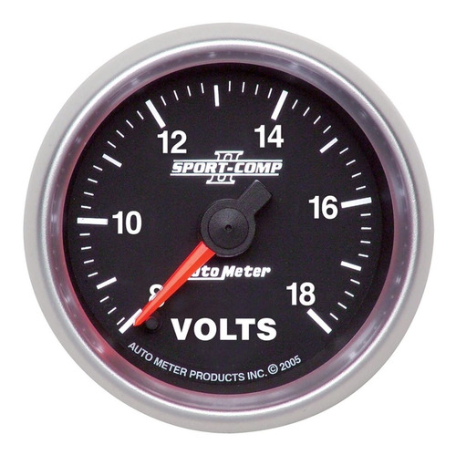 Reloj Voltimetro 8 A 18 Volts Autometer 3691