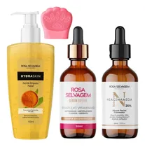 Comprar Kit Sabonete Facial+ Sérum Anti-idade+ Niacinamida Clareador
