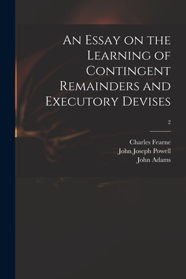 Libro An Essay On The Learning Of Contingent Remainders A...