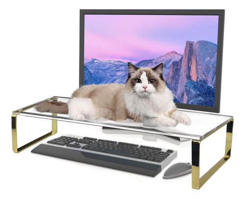 Cubierta De Teclado Anti Gato 20  Soporte De Monitor Grande 