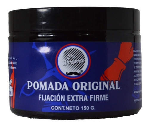 Pomada Original Fijación Extra Firme Sr Barbero 150g