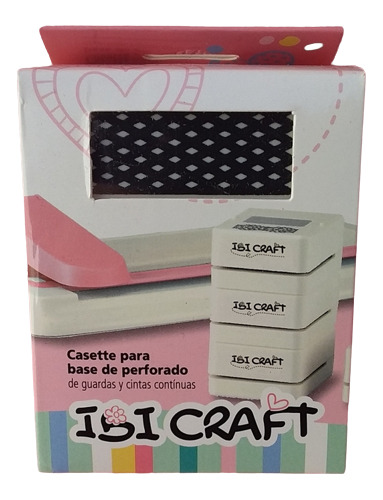 Cassette Para Base De Corte De Guardas Ibi Craft 50mm Rombos Color Blanco Forma De La Perforación Guardas Rombos