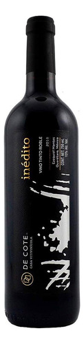 Vino Tinto De Cote Inédito Mezcla De Tintos Roble 750 Ml