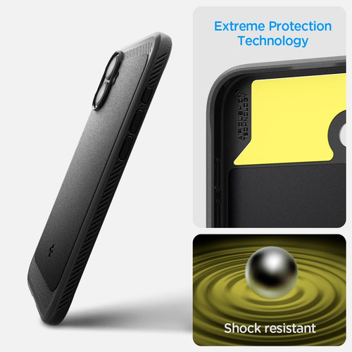Capa Original Spigen Rugged Armor Magfit Para iPhone 16 Plus