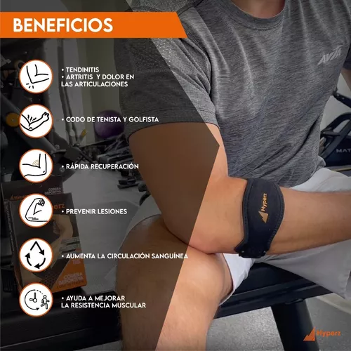 Coderas para Alivio del Dolor Antebrazo Musculos Tendon Evita Lesiones  Deportes