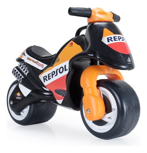 Moto Correpasillos Infantil Neox Repsol Negra Injusa Color Negro