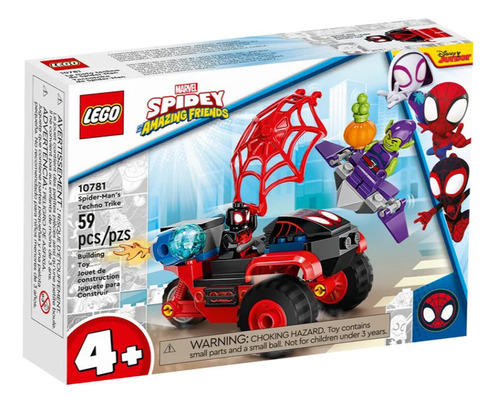 Lego Marvel Miles Morales Tecnotrike Spiderman 10781