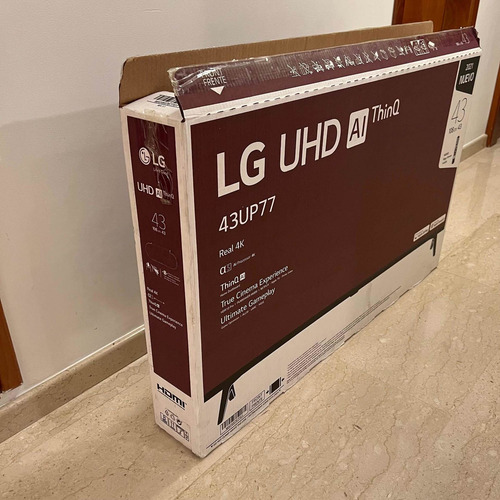 Imagen 2 de 5 de Tv LG Uhd Smart Tv 43 Ai Thinq 43up77 Magic Remote