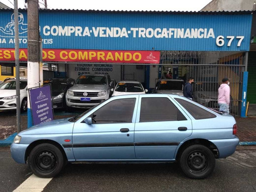 Imagem 2 de 6 de Ford Escort Glx Azul - Esquina Automoveis