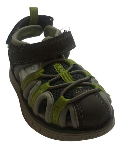 Sandalia Niño Primeros Pasos Bubble Gummers 061-2221 Gris