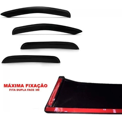 Kit Calha Defletor De Chuva Gm Onix Plus 2019 2020 2021 4p
